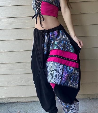 Disco Harem Pants (XS-3X) - TeraFractal