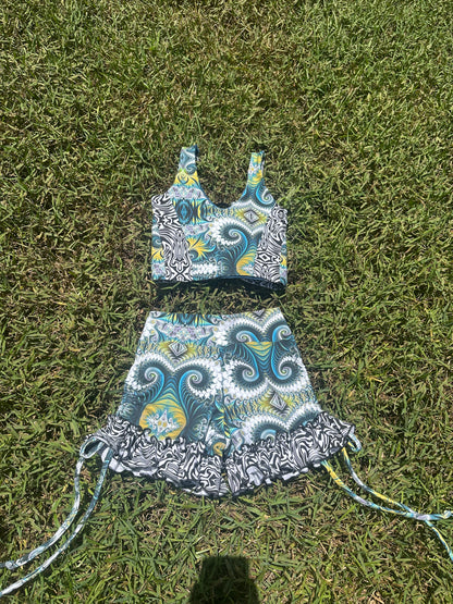 Static Surge (XS) Ruffle Set - TeraFractal