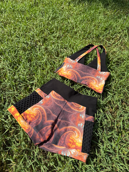 Gilded (S) Cross Back Set - TeraFractal