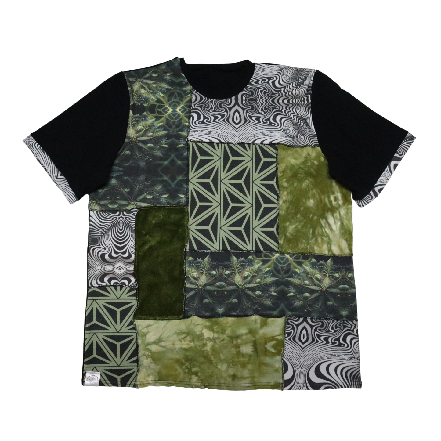 Green Bean LG Patchwork Tee - Unisex Tipper Edition - TeraFractal