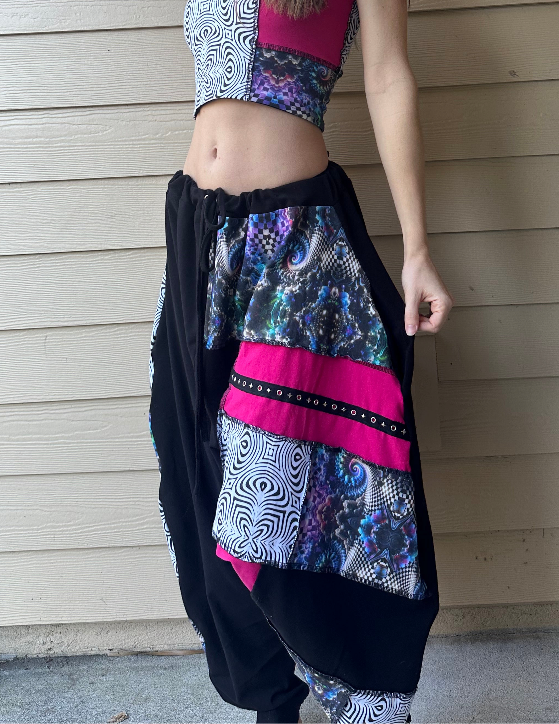 Disco Harem Pants (XS-3X) - TeraFractal