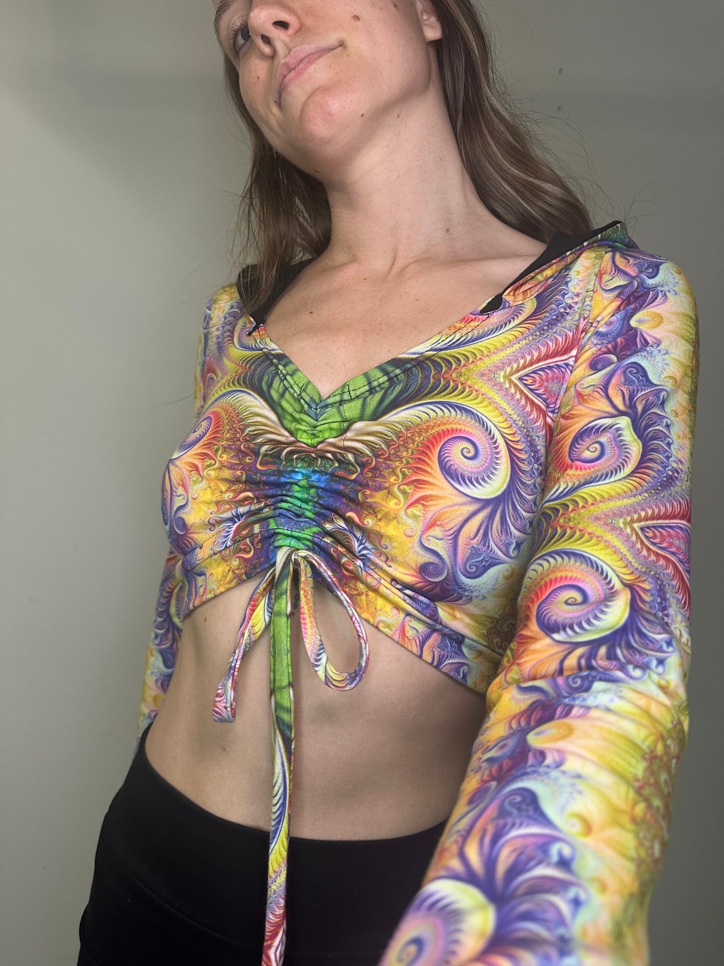 Sherbet (MD) Cinched Long Sleeve Top