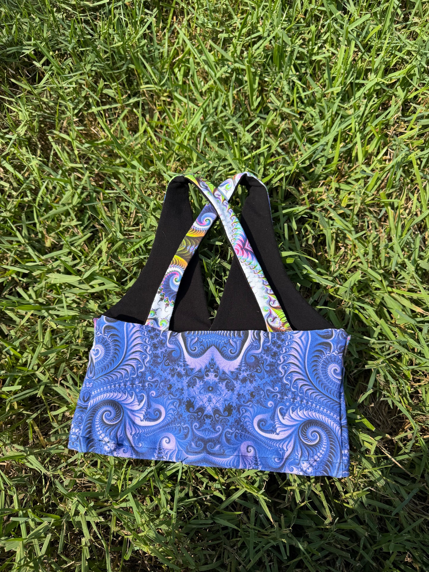 (XS) Crossed Back Tank - TeraFractal