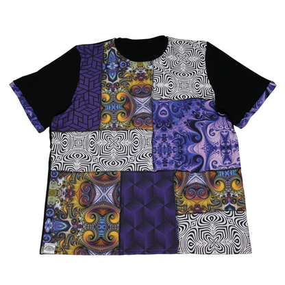 Spectre XL Patchwork Tee - Unisex Tipper Edition - TeraFractal