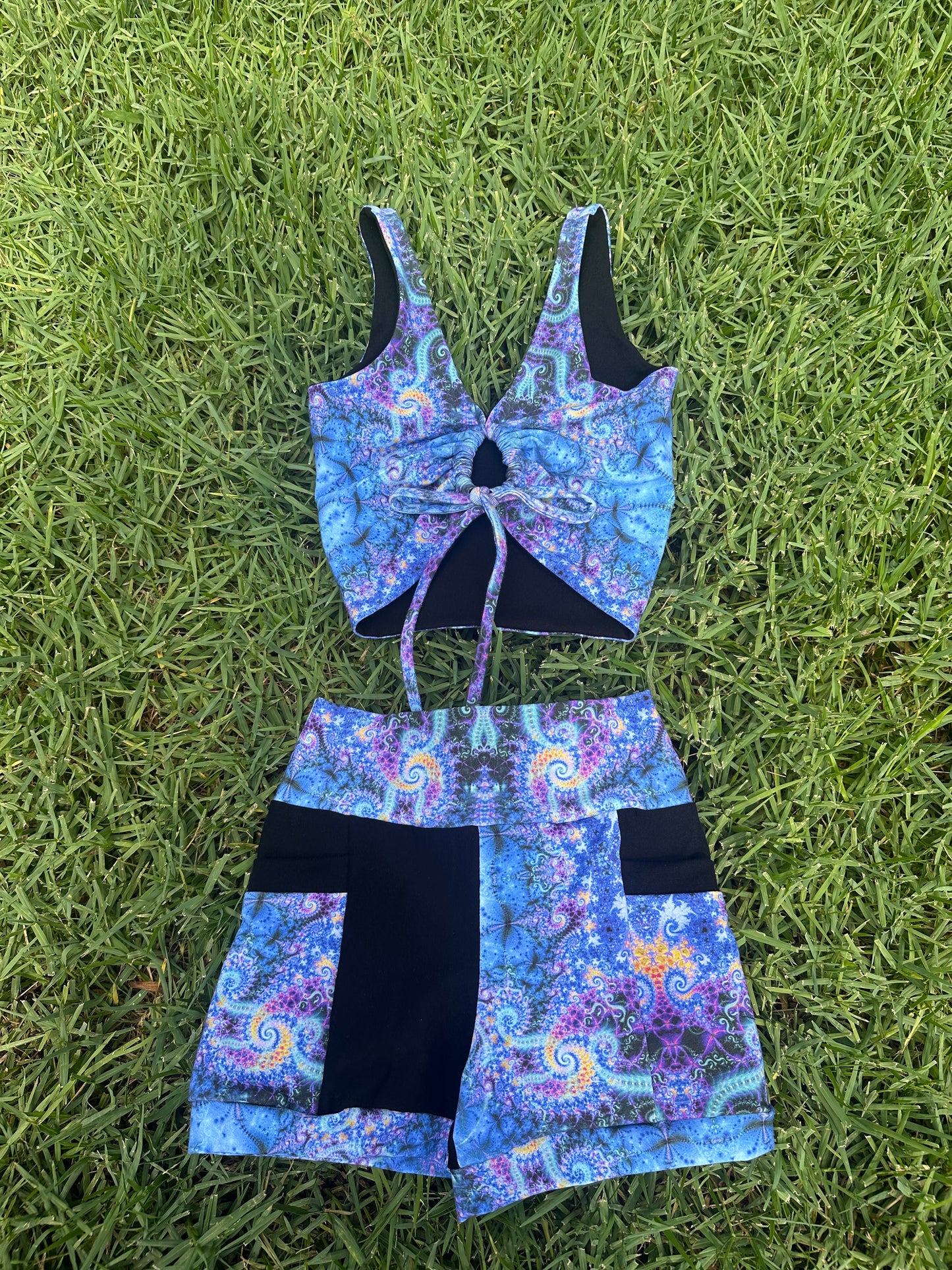 Cattywompus (S) Tank & Shorts Set