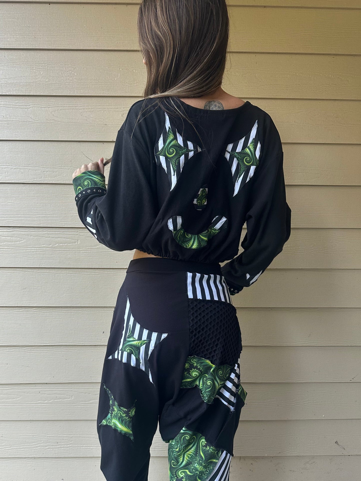 Cropped Clown Crew-Neck