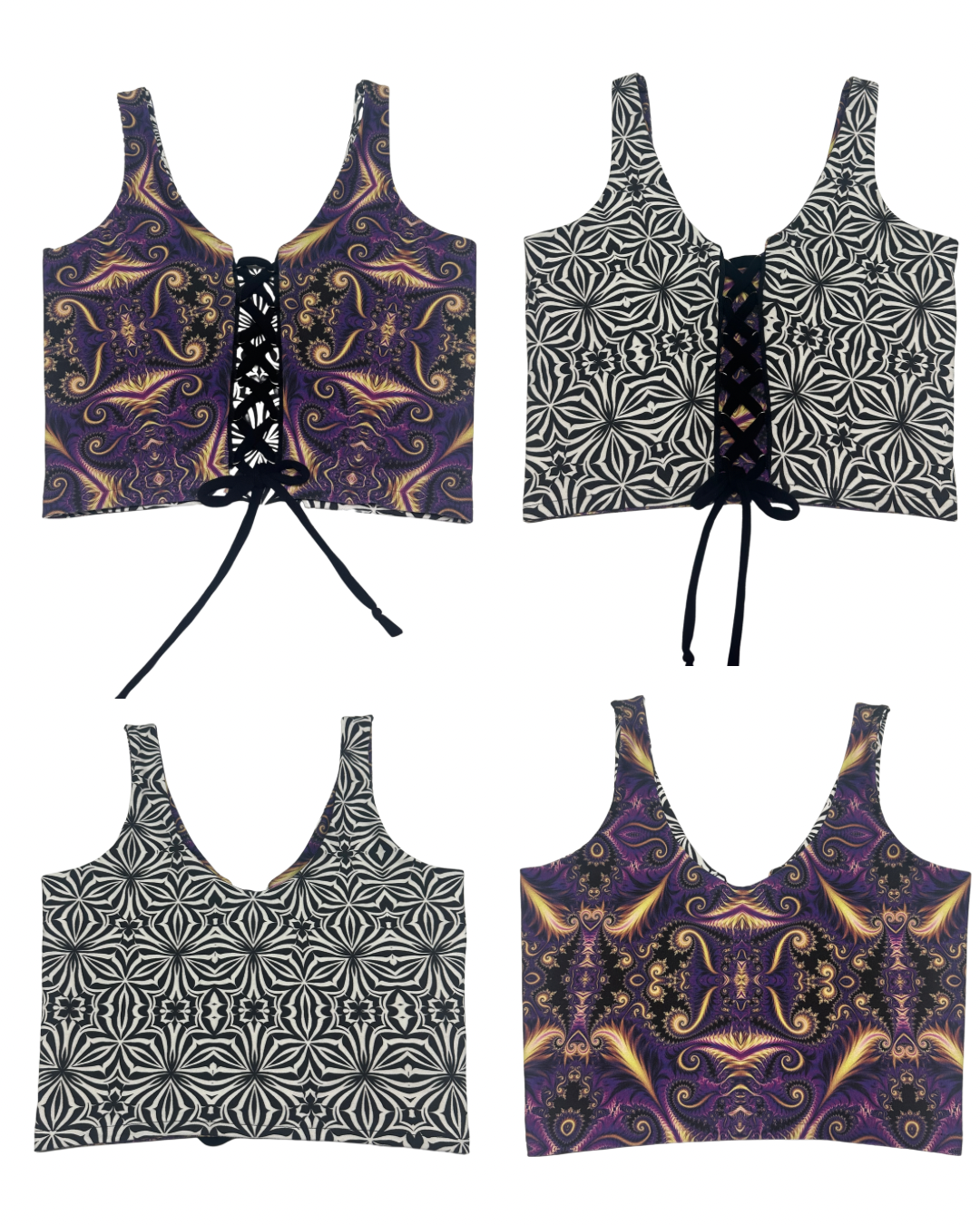 (XL) 4 Way Tank Top - TeraFractal