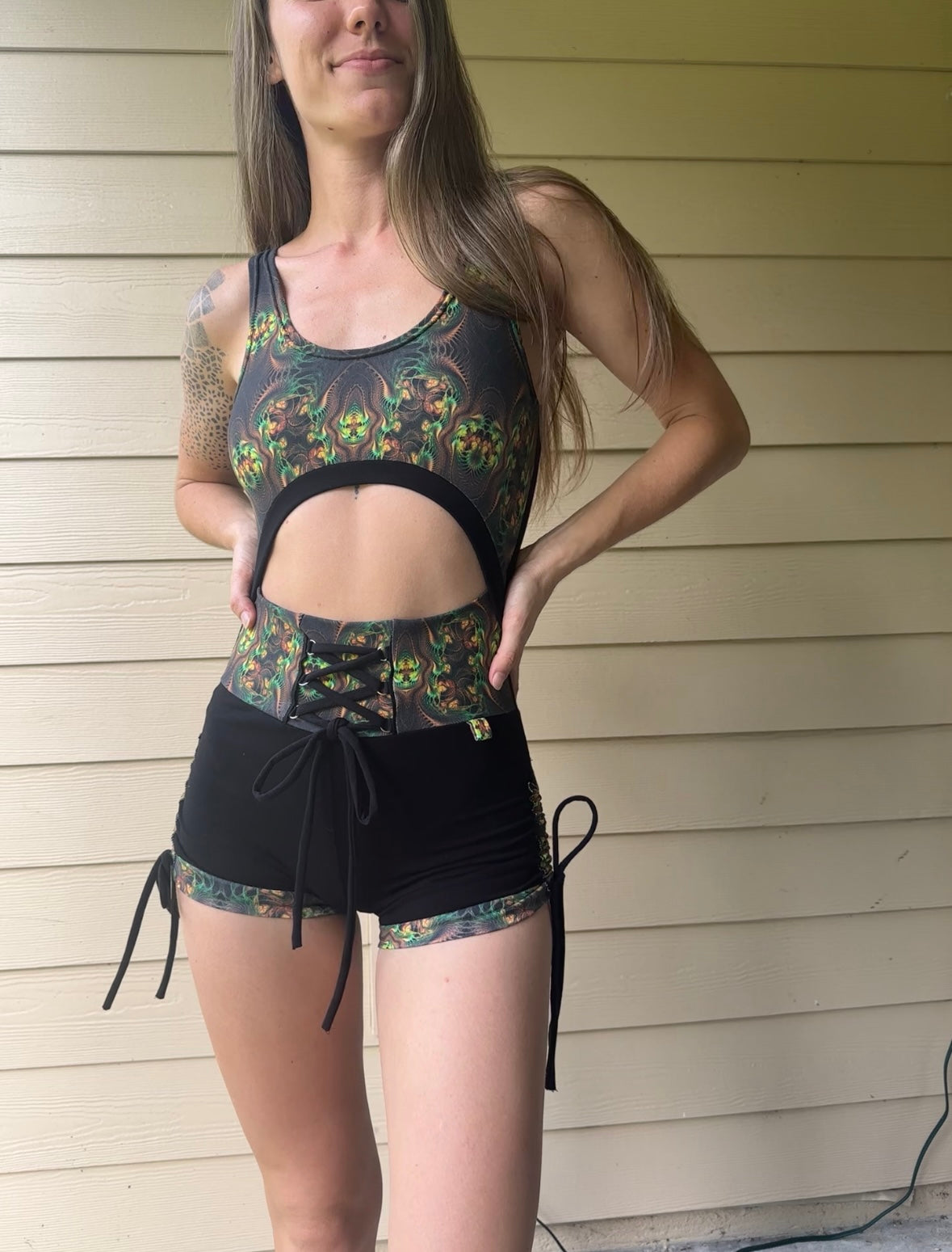 Abstract Terrain Romper