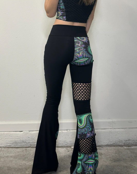 Electric (S) Flare Pants - TeraFractal