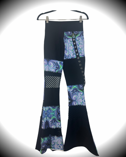 Mire (S) Mesh Flare Leggings