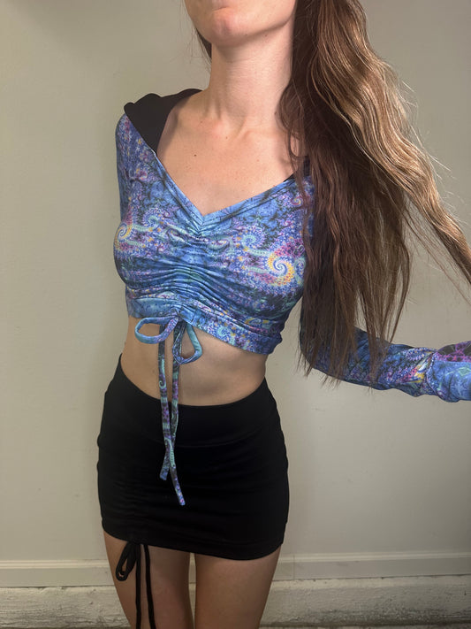 Cattywompus (SM) Cinched Long Sleeve Top