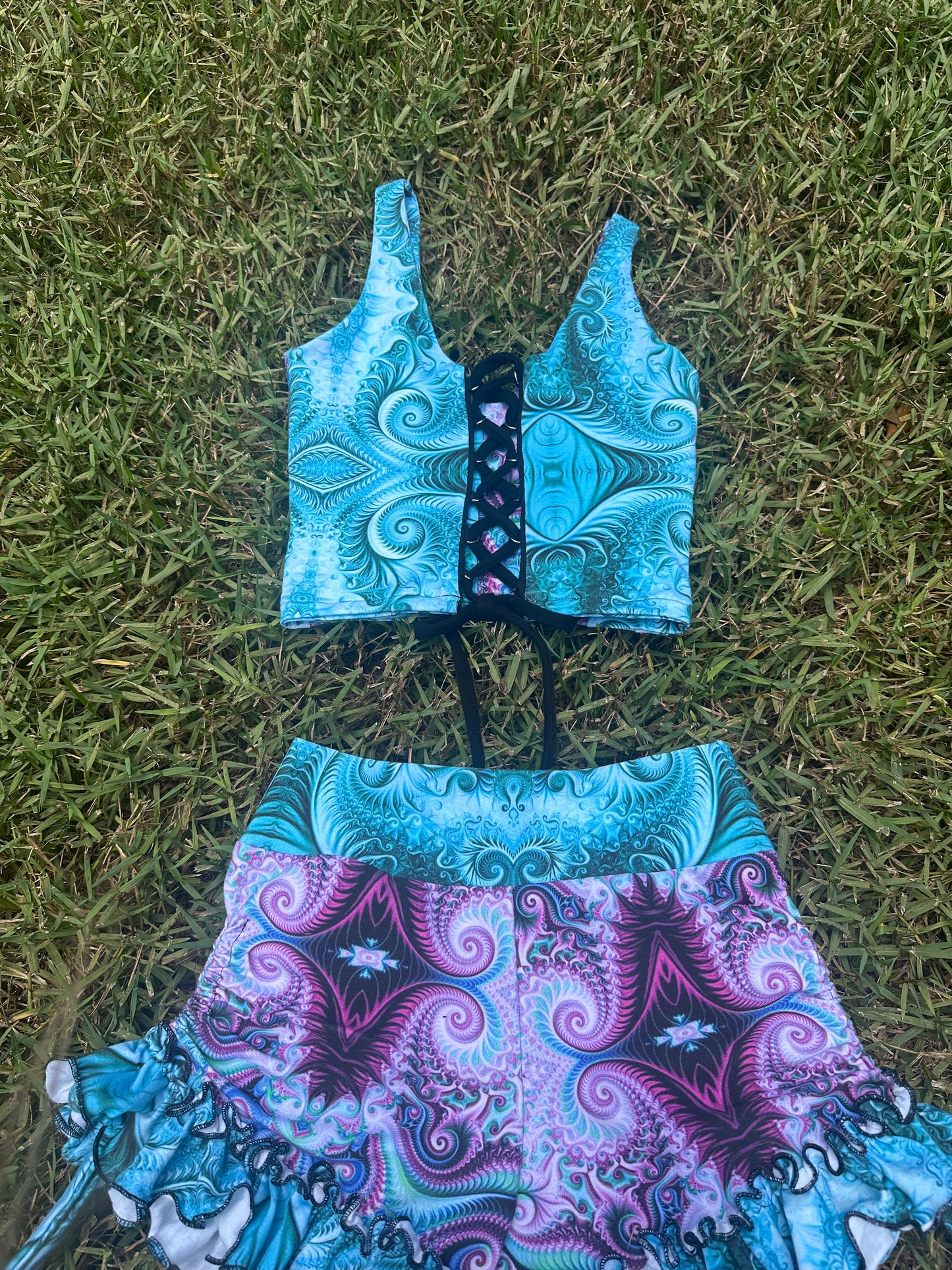 Bubblescence (S) Ruffle Set - TeraFractal