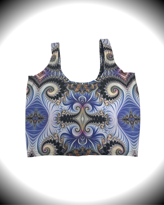 Orchid (2XL) Cinch Tank Top - TeraFractal