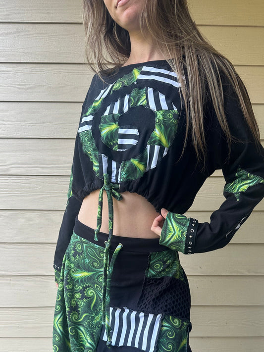 Cropped Clown Crew-Neck