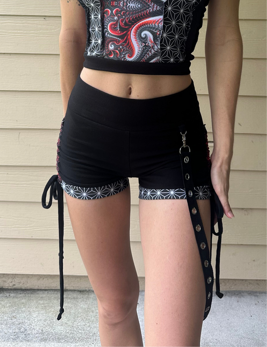 Devised (SM) Cinch Shorts - TeraFractal