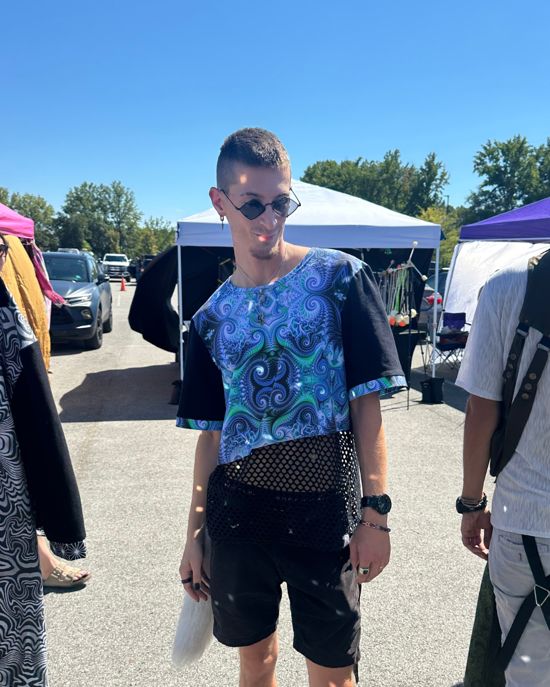 MTO Mesh Split Tee - TeraFractal