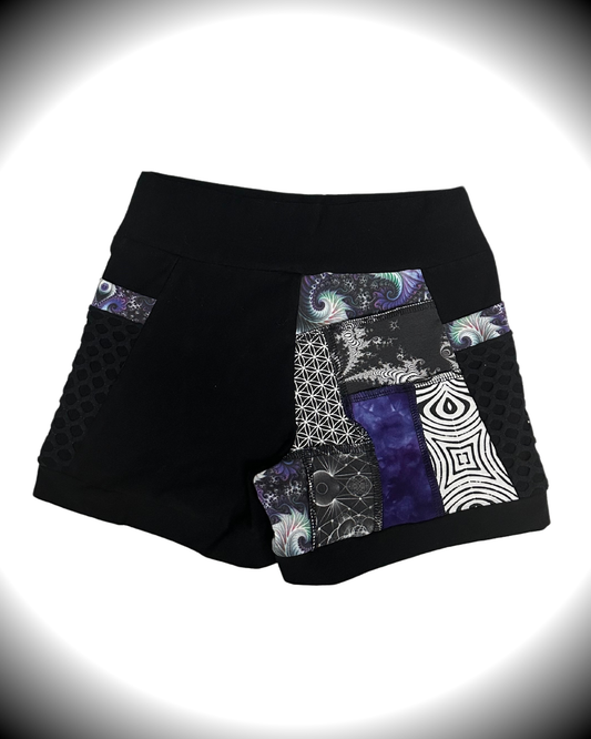 Seraph (M) Patchwork Shorts - TeraFractal