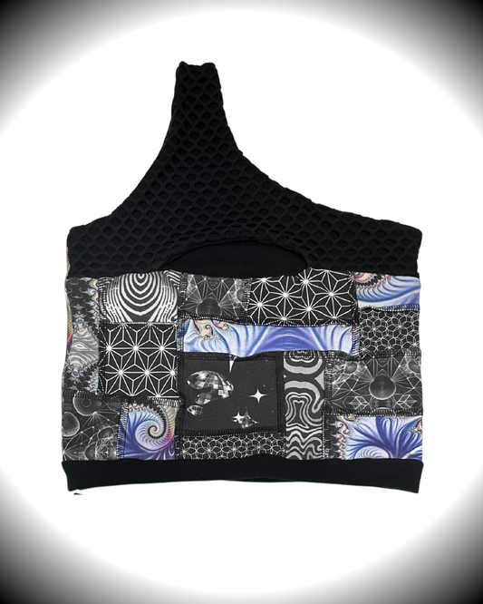 Orchid (L) Patchwork Tank Top - TeraFractal